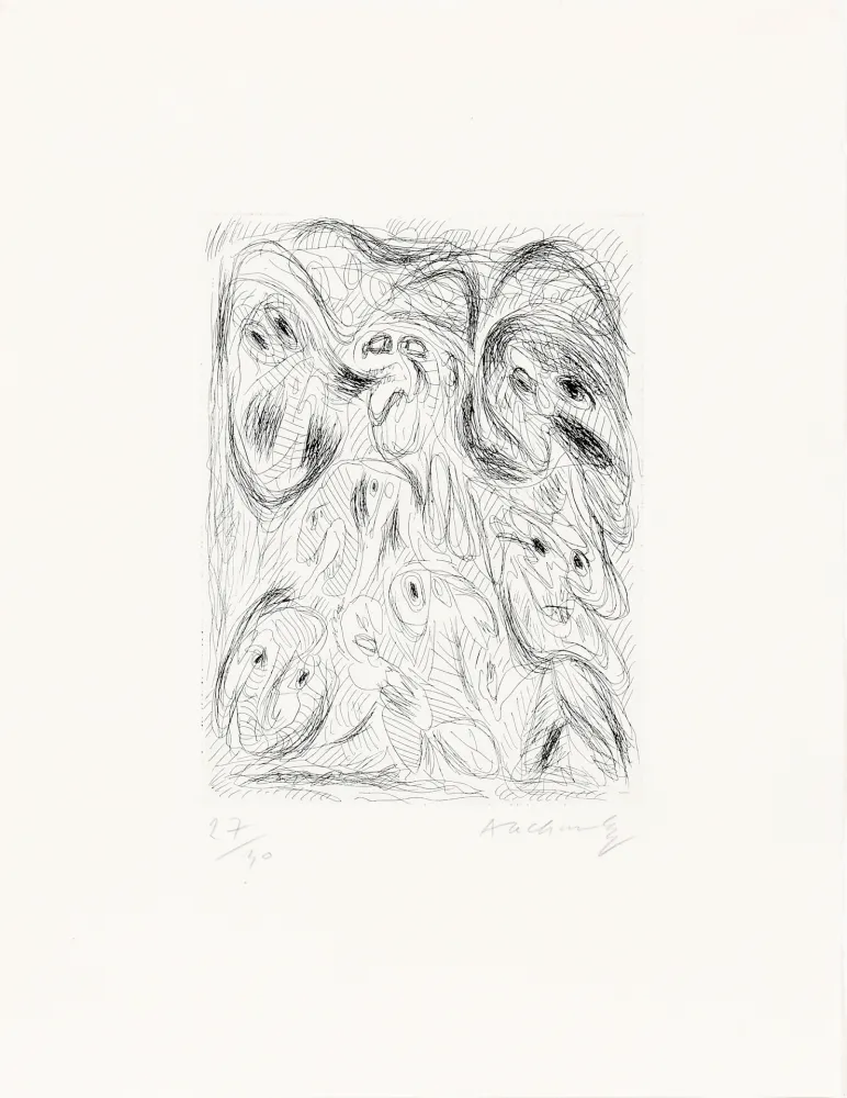 Acquaforte Alechinsky - Fumées