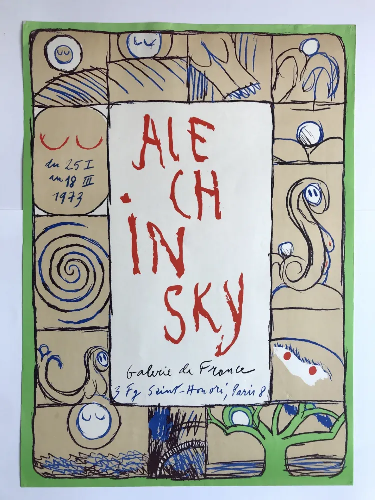 Manifesti Alechinsky - Galerie de France