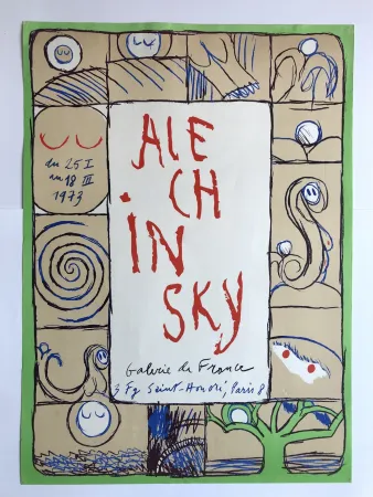 Manifesti Alechinsky - Galerie de France