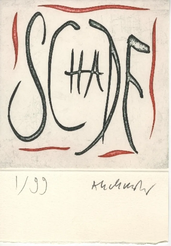 Incisione Alechinsky - Gare d'Osnabruck