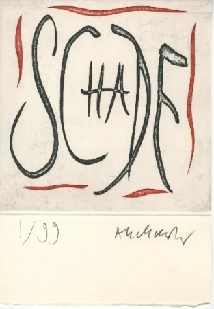 Incisione Alechinsky - Gare d'Osnabruck