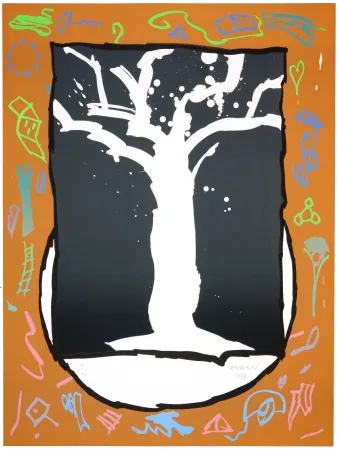 Litografia Alechinsky - Ghost