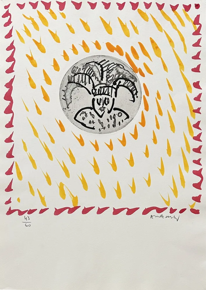 Incisione Alechinsky - Gille de Binche