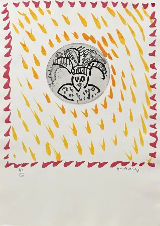 Incisione Alechinsky - Gille de Binche