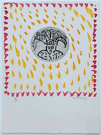 Incisione Alechinsky - Gille de Binche