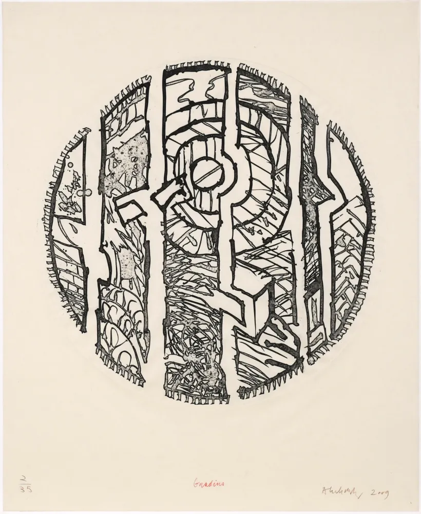 Acquaforte Alechinsky - Gradins