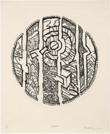 Acquaforte Alechinsky - Gradins