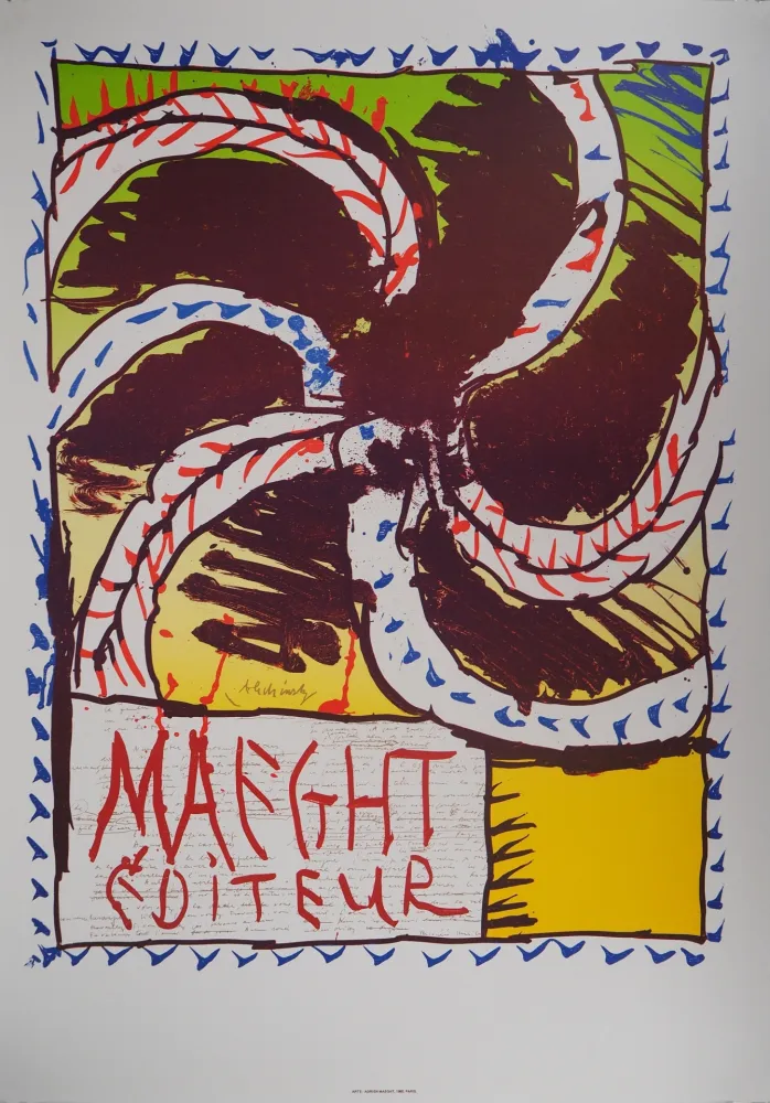 Litografia Alechinsky - Hélice