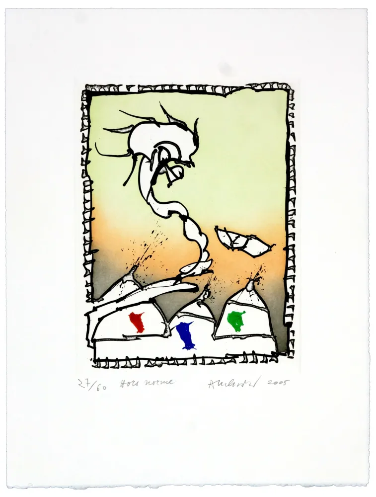 Incisione Alechinsky - Hors Normes