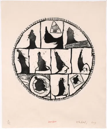 Acquaforte Alechinsky - Houppes