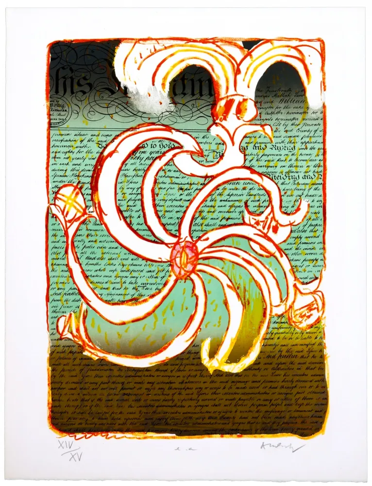 Litografia Alechinsky - Identiture