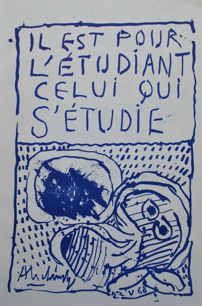 Libro Illustrato Alechinsky - Il est pour l'étudiant celui qui s'étudi
