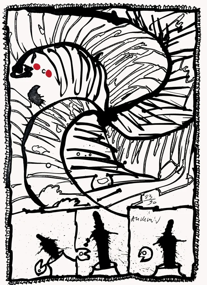 Acquaforte Alechinsky - Inconnu