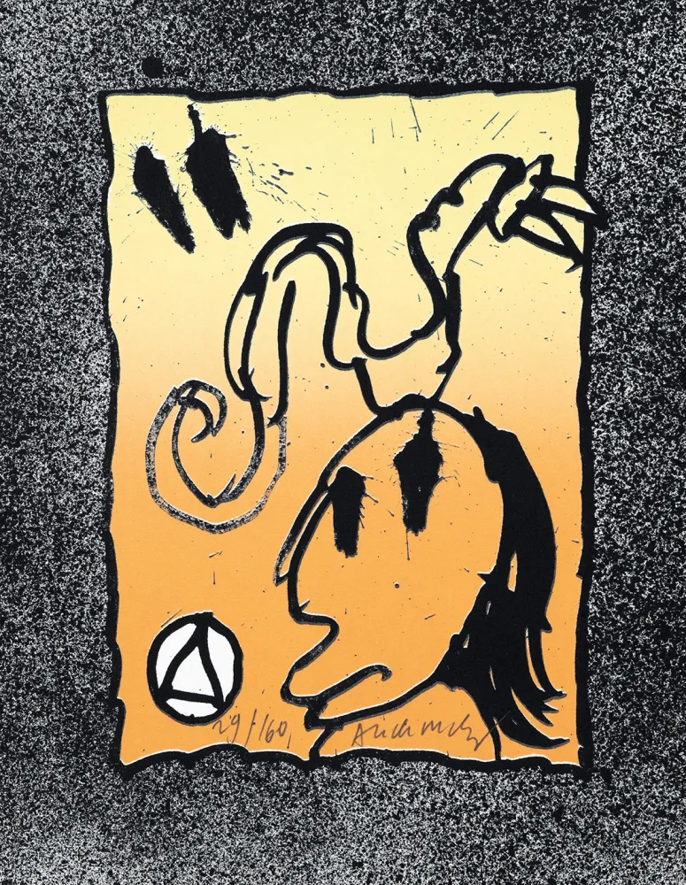 Litografia Alechinsky - Infeuilletables 4 (les)