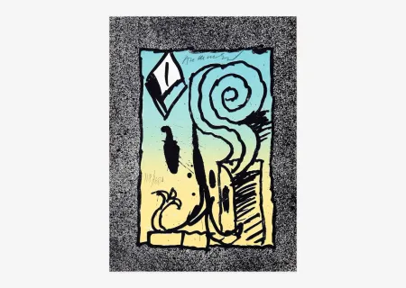 Litografia Alechinsky - Infeuilletables 6 (les)