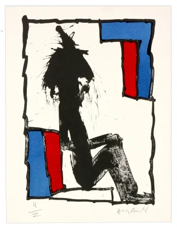 Litografia Alechinsky - Je vous en prie asseyez-vous