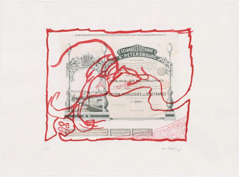 Acquaforte Alechinsky - Krach II