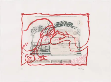 Acquaforte Alechinsky - Krach II