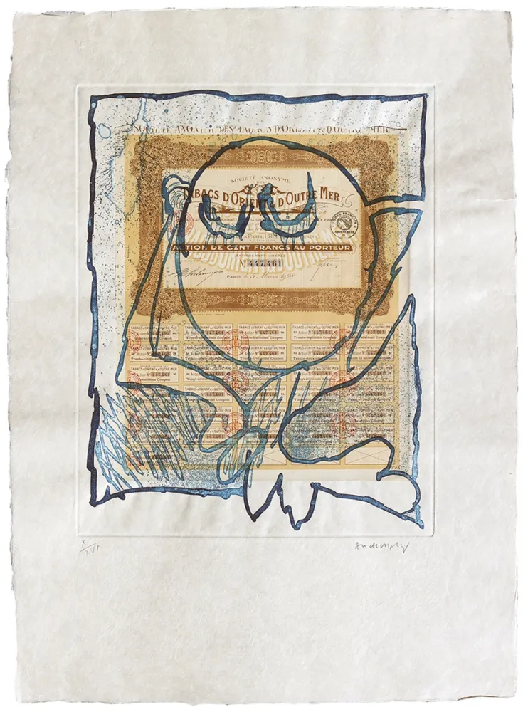 Acquaforte Alechinsky - Krach II.