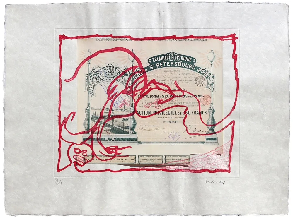 Acquaforte Alechinsky - Krach IV.