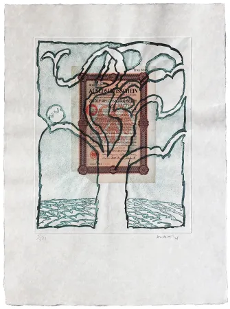 Acquaforte Alechinsky - Krach V.