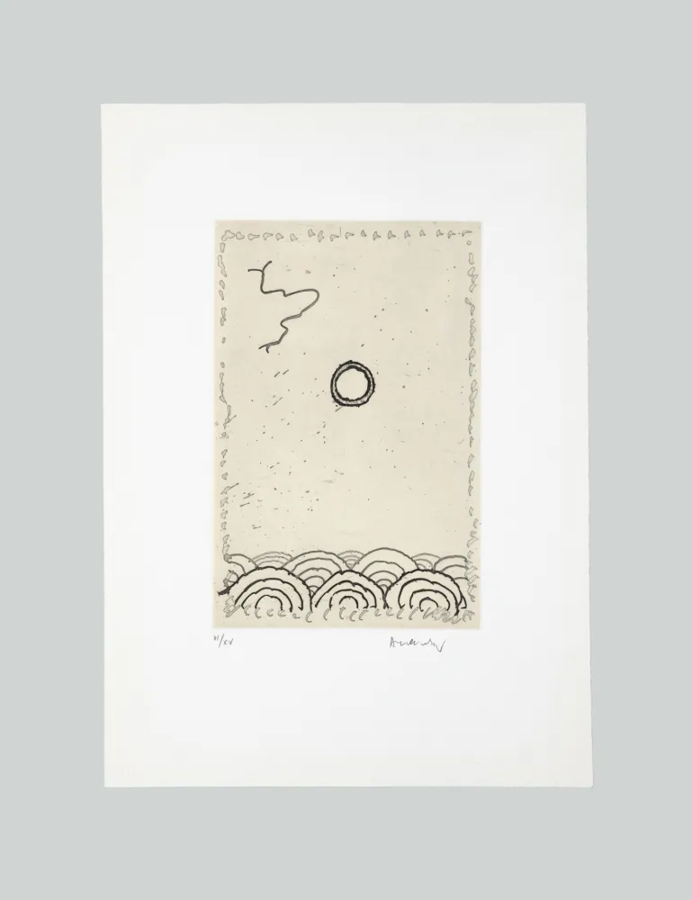 Acquaforte E Acquatinta Alechinsky - La Cerclitude 1