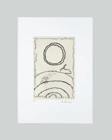 Acquaforte E Acquatinta Alechinsky - La Cerclitude 7