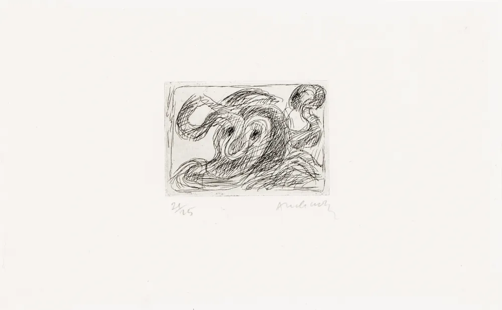 Acquaforte Alechinsky - La ligne seule 01