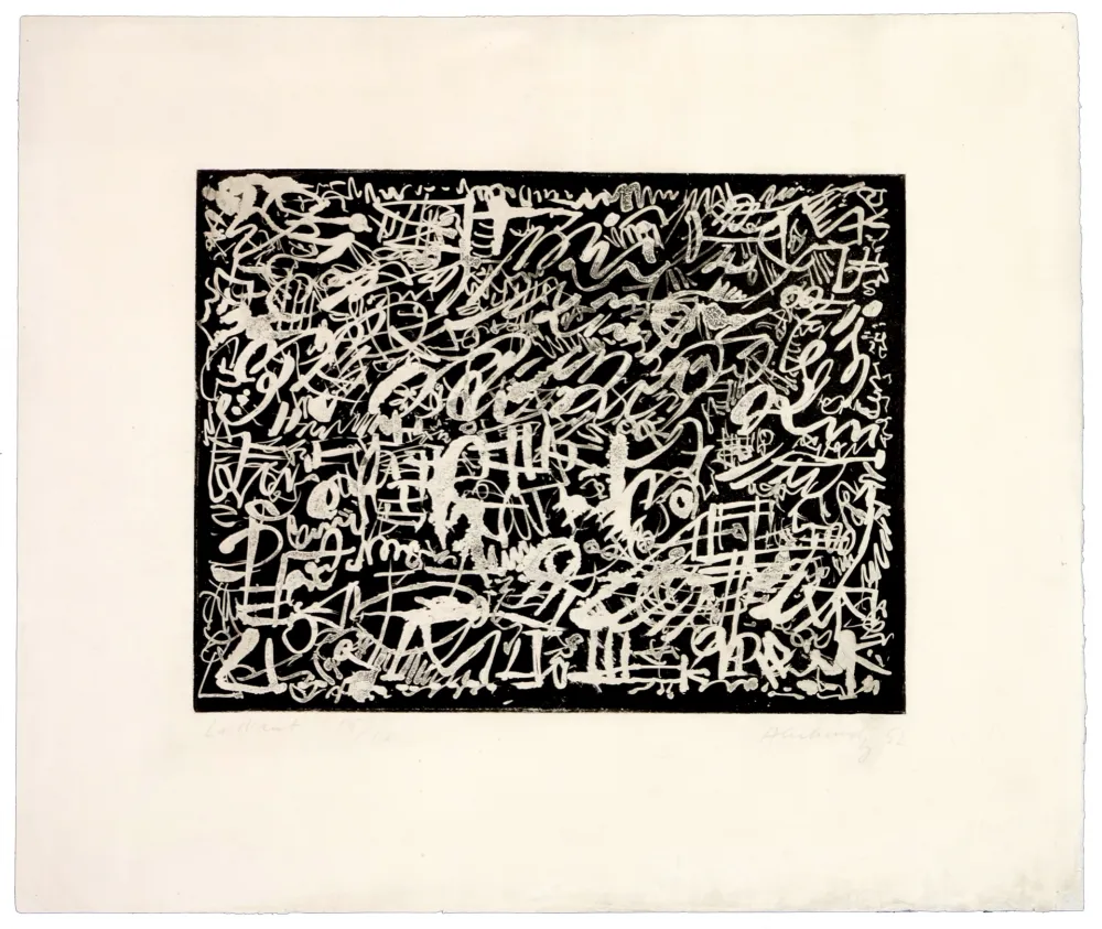 Acquaforte Alechinsky - La nuit