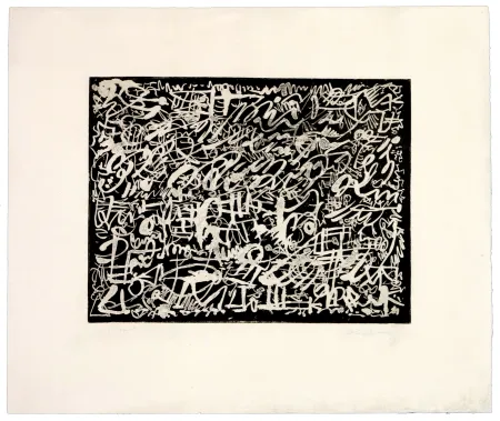 Acquaforte Alechinsky - La nuit