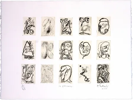 Incisione Alechinsky - La Quinzaine