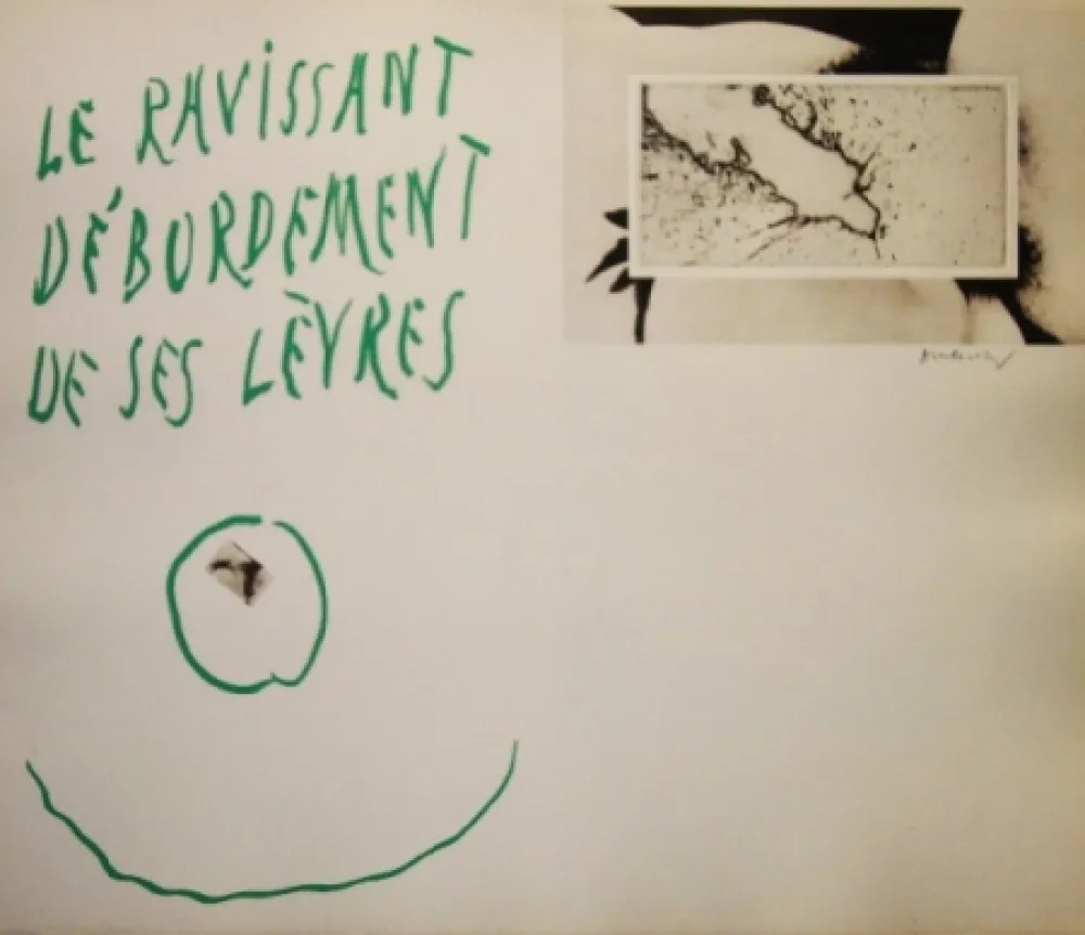 Acquaforte E Acquatinta Alechinsky - La ravissant débordement de ses lèvres