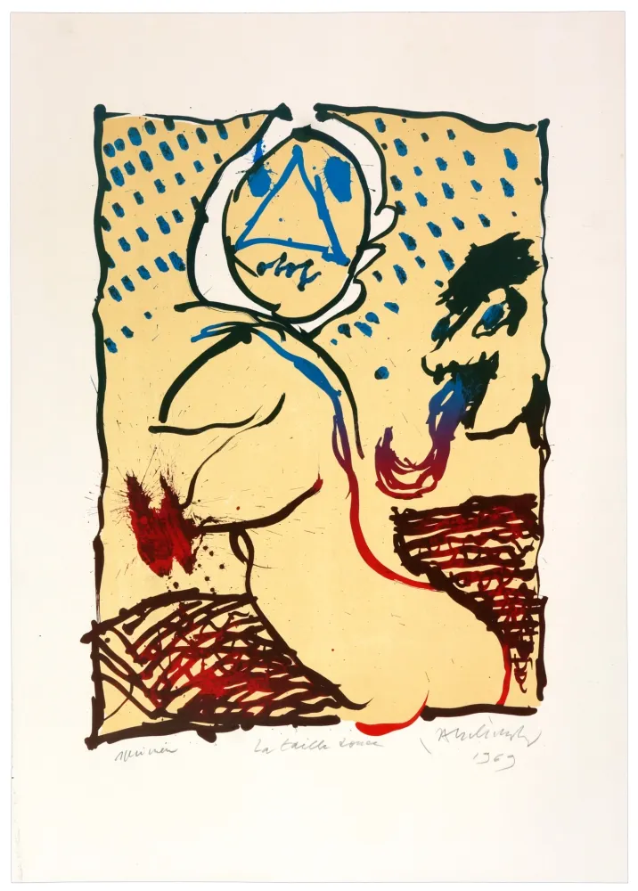 Litografia Alechinsky - La taille-douce