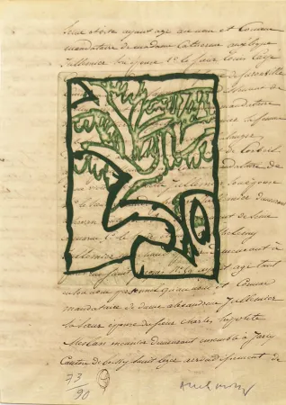 Incisione Alechinsky - La vie comme elle tourne