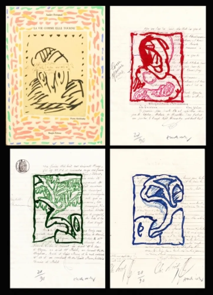 Libro Illustrato Alechinsky - La vie comme elle tourne