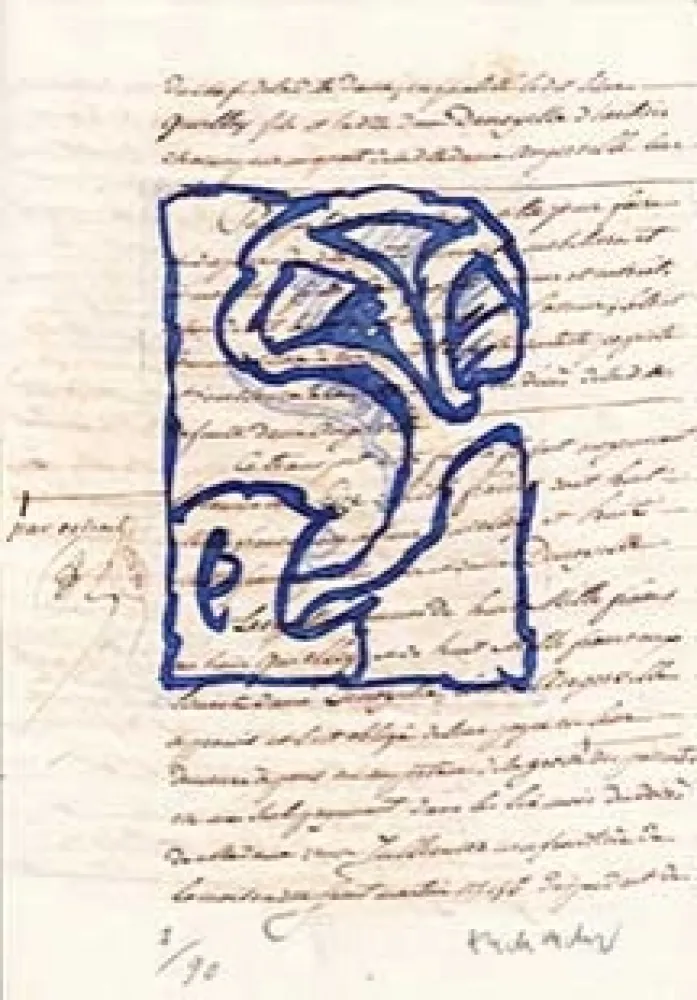 Incisione Alechinsky - La vie comme elle tourne