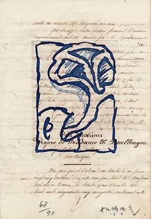 Incisione Alechinsky - La vie comme elle tourne