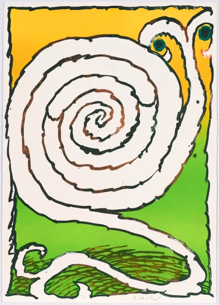 Litografia Alechinsky - Labyrinthe d’apparat V