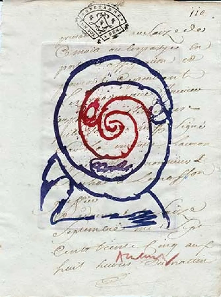 Incisione Alechinsky - L'avenir de la propriété