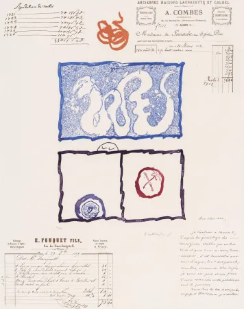 Acquatinta Alechinsky - L’Avenir de la Propriété V