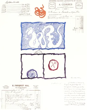 Acquatinta Alechinsky - L’Avenir de la Propriété V