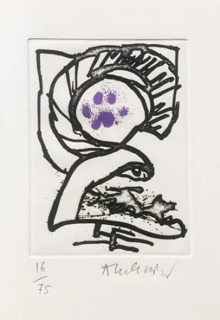 Libro Illustrato Alechinsky - Le carnet du chat sauvage