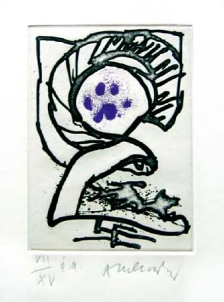 Libro Illustrato Alechinsky - Le carnet du chat sauvage