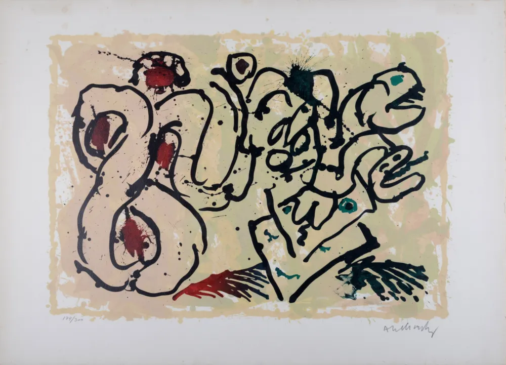 Litografia Alechinsky - Le dénouement (A), 1967