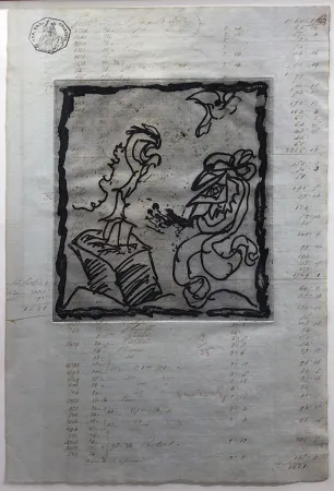 Acquaforte Alechinsky - Le dimanche du comptable