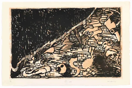 Acquaforte Alechinsky - Le Flanc Nord