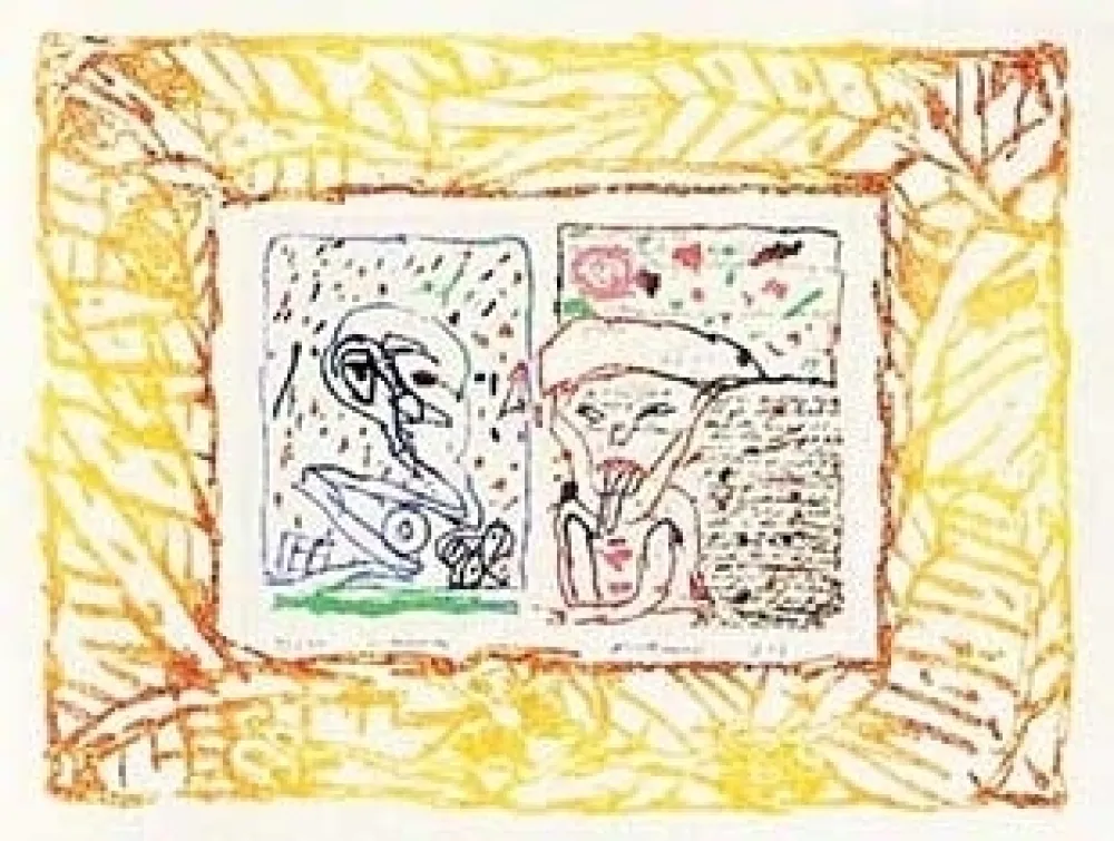 Incisione Alechinsky - Le layetier