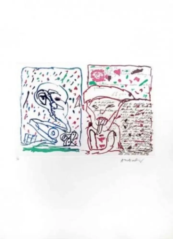 Acquaforte Alechinsky - Le plus beau Cadeau