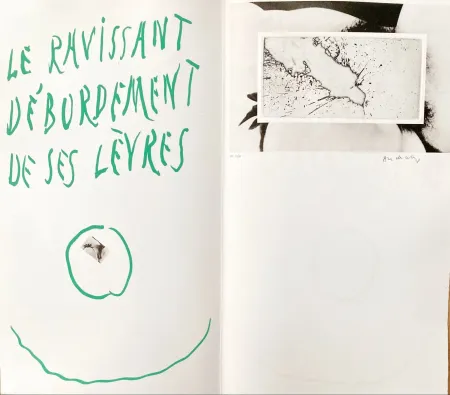 Acquaforte Alechinsky - Le ravissant débordement de ses lèvres