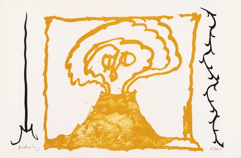 Litografia Alechinsky - Le rêve de l'ammonite 06